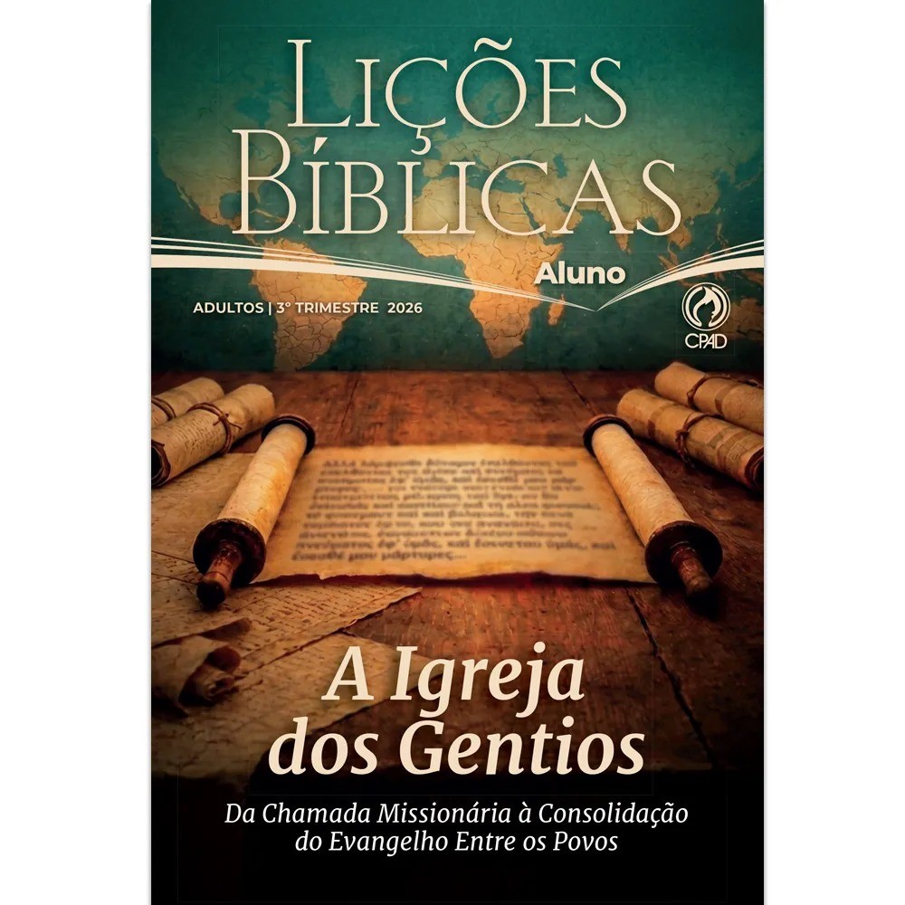 Revista Lições Bíblica Adulto Aluno 3º Trimestre 2026