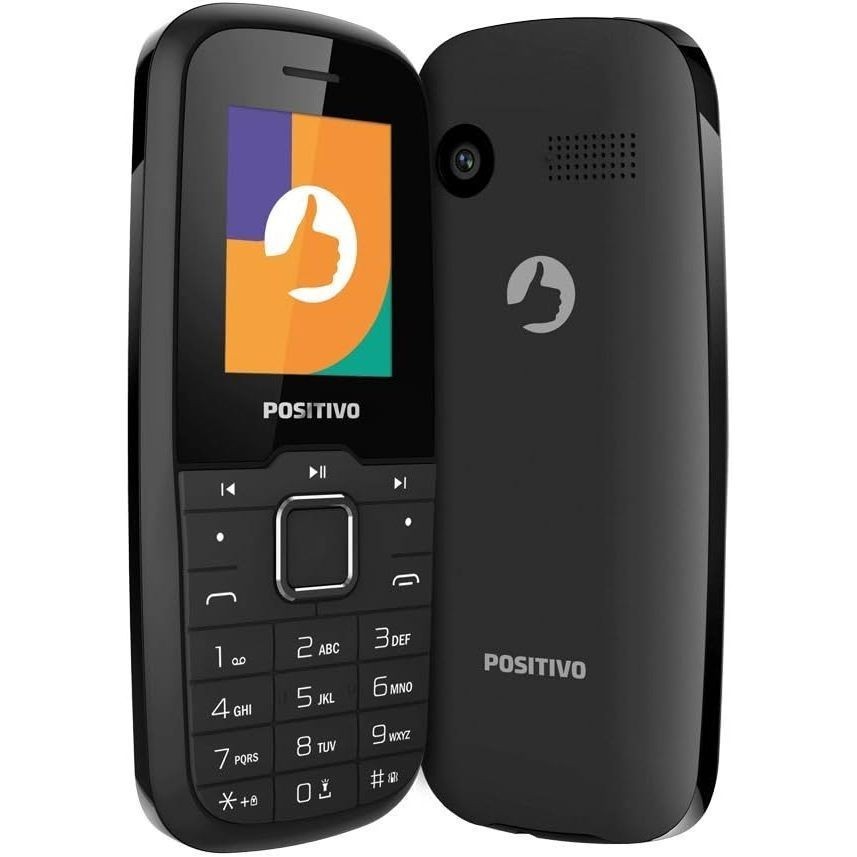 Celular Positivo P26 32MB Dual Chip 2G 32MB RAM Tela 1.8" Rádio FM