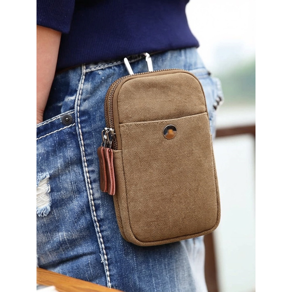 Bolsa de cintura masculina para celular, Mini bolsa Casual para celular, local de trabalho, cinto de verão, bolsa pequen