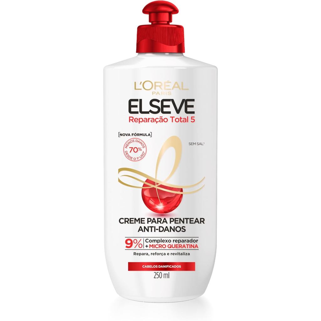 Creme Para Pentear Elseve Reparação Total 5 + 250ml