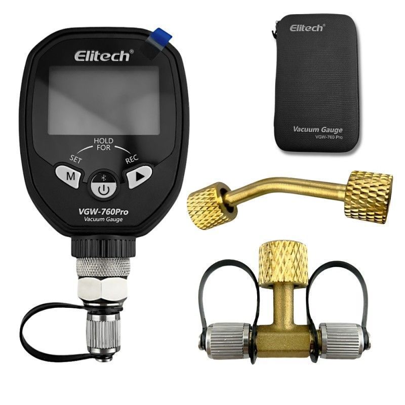 VACUÔMETRO DIGITAL C/ BLUETOOTH VGW-760 PRO ELITECH
