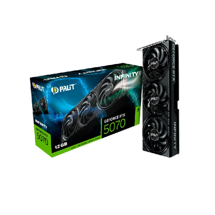 Placa De Video Nvidia 12Gb Ddr7 192Bitz 5070 Infinity 3 Gforce Ne75070019K9-Gb2050S