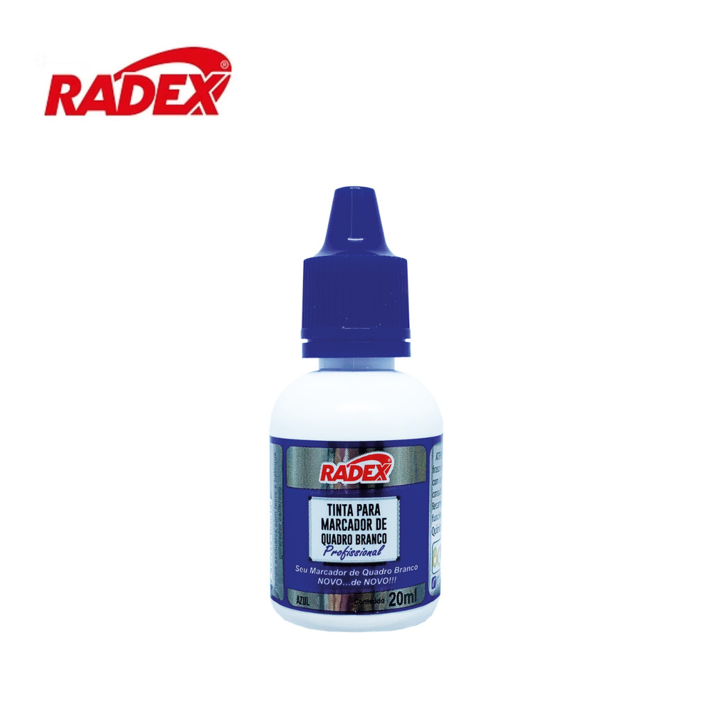 Reabastecedor Para Quadro Branco 20ml - RADEX Cor:Azul