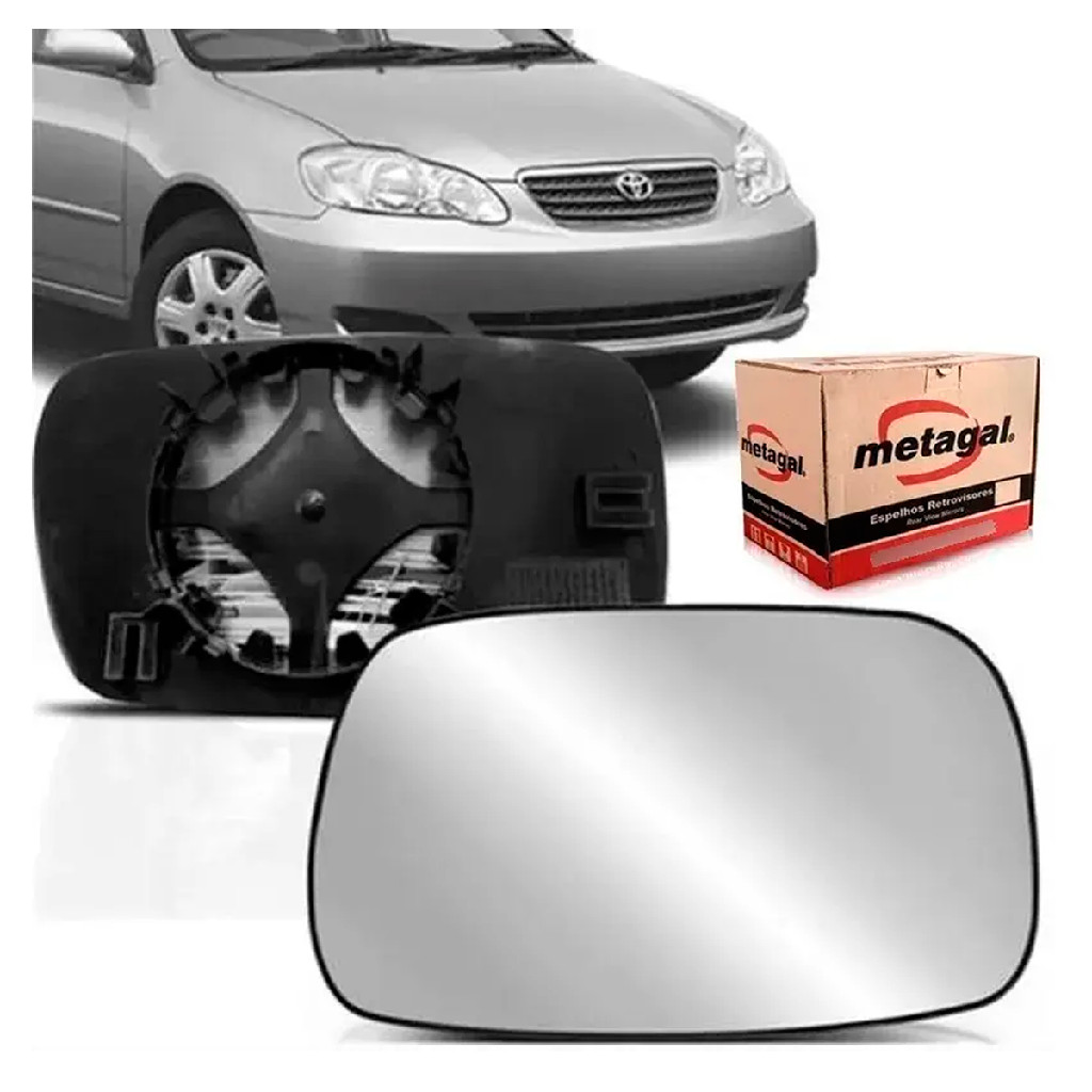 Espelho Retrovisor Le Corolla 1.6 1.8 Flex 2002 A 2008
