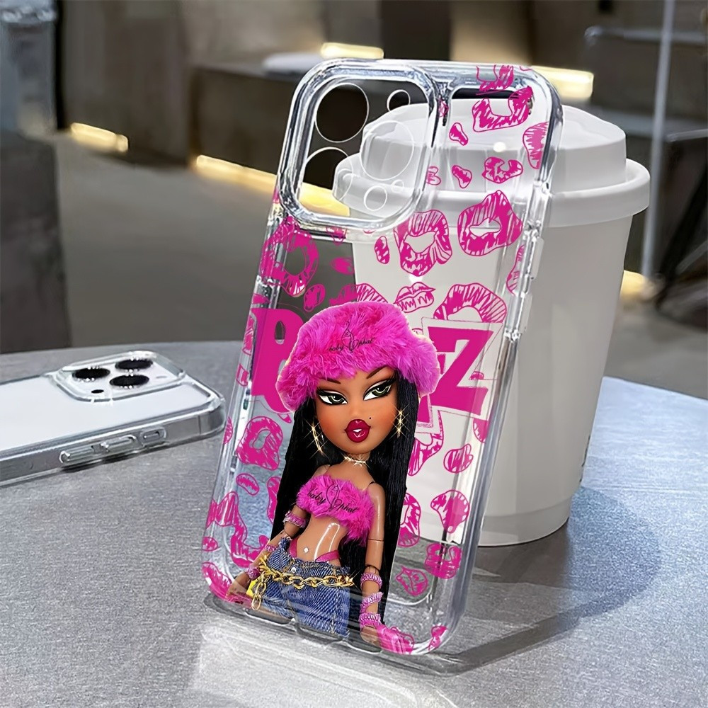 Capa de celular: Uma capa de celular com bonecas B-Bratz, elegante e fofa, adequada para iPhone 17, 16e, 16, 15, 14, 13,