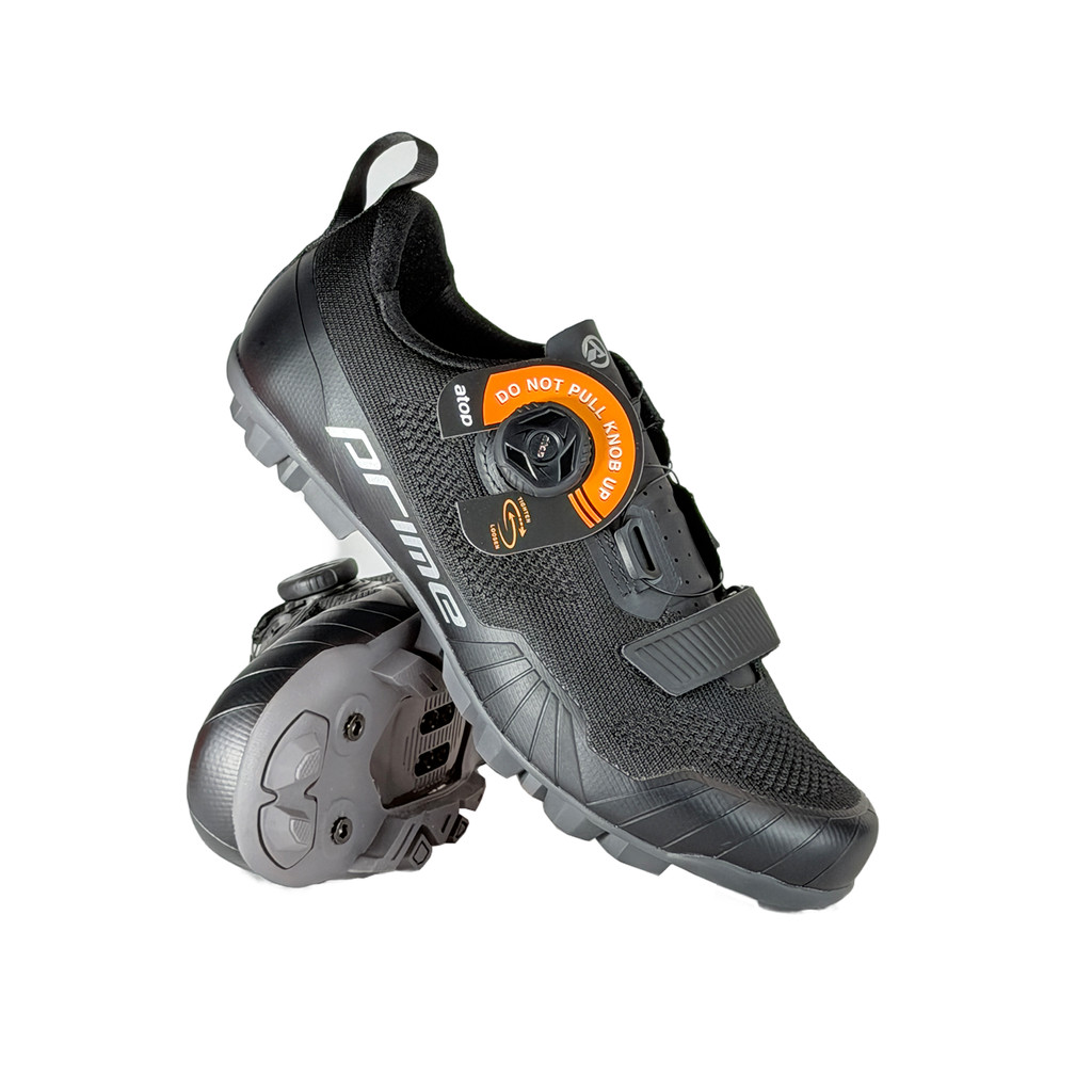 SAPATILHA MTB PRIME 5 PRETO TAMANHOS 38, 39, 40 CICLISMO BICICLETA ORIGINAL