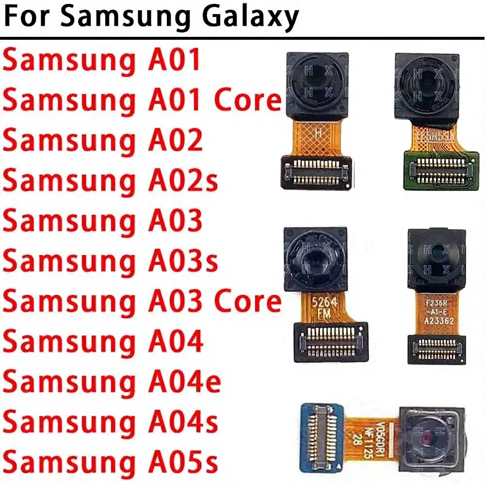 Câmera Frontal Para Samsung Galaxy A01 Core A02 A02s A03 A03S A04 A04e A04s A05s Módulo De Peça De Reposição