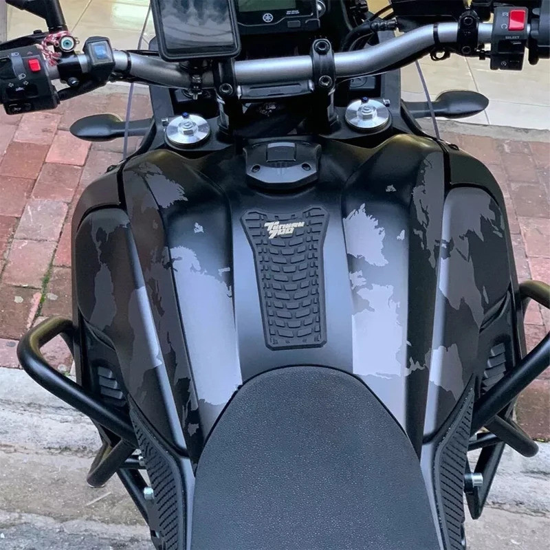 Almofada Central Do Tanque Para YAMAHA T7 Protetor Anti Deslizamento Adesivo Gás Joelho Aderência Tração Lado