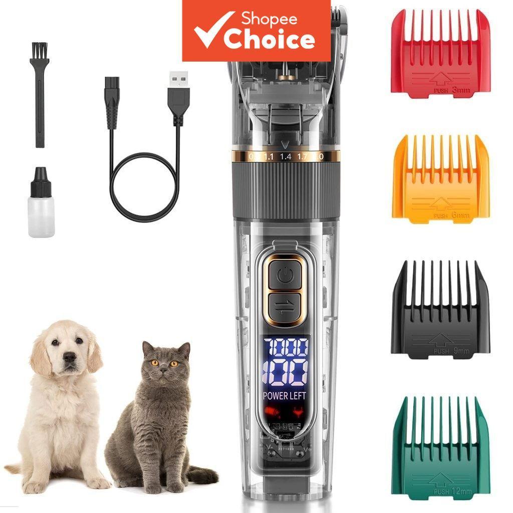 Máquina de Tosa Profissional Sem Fio Recarregável para Cães e Gatos