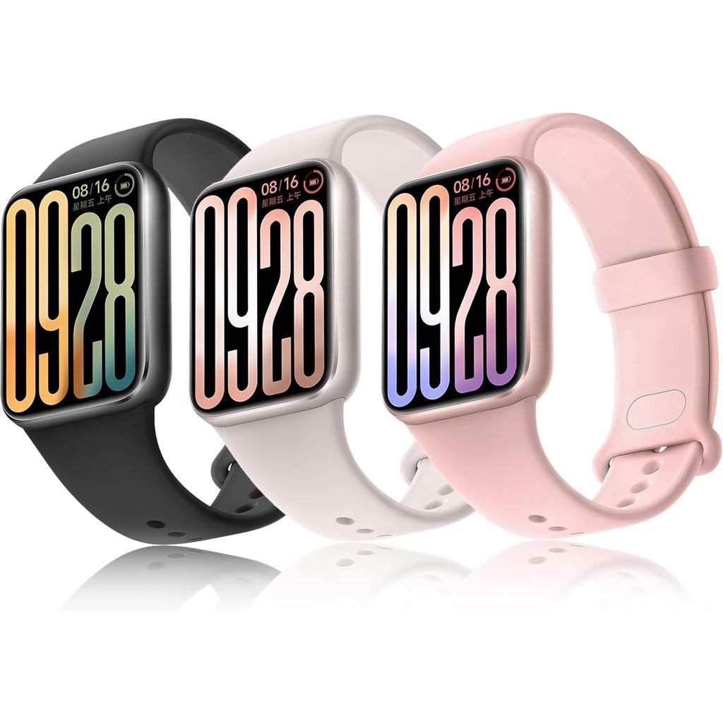 Pulseiras para Xiaomi Smart Band 9 Pro/8 Pro, 3 Unidades de Pulseiras de Silicon