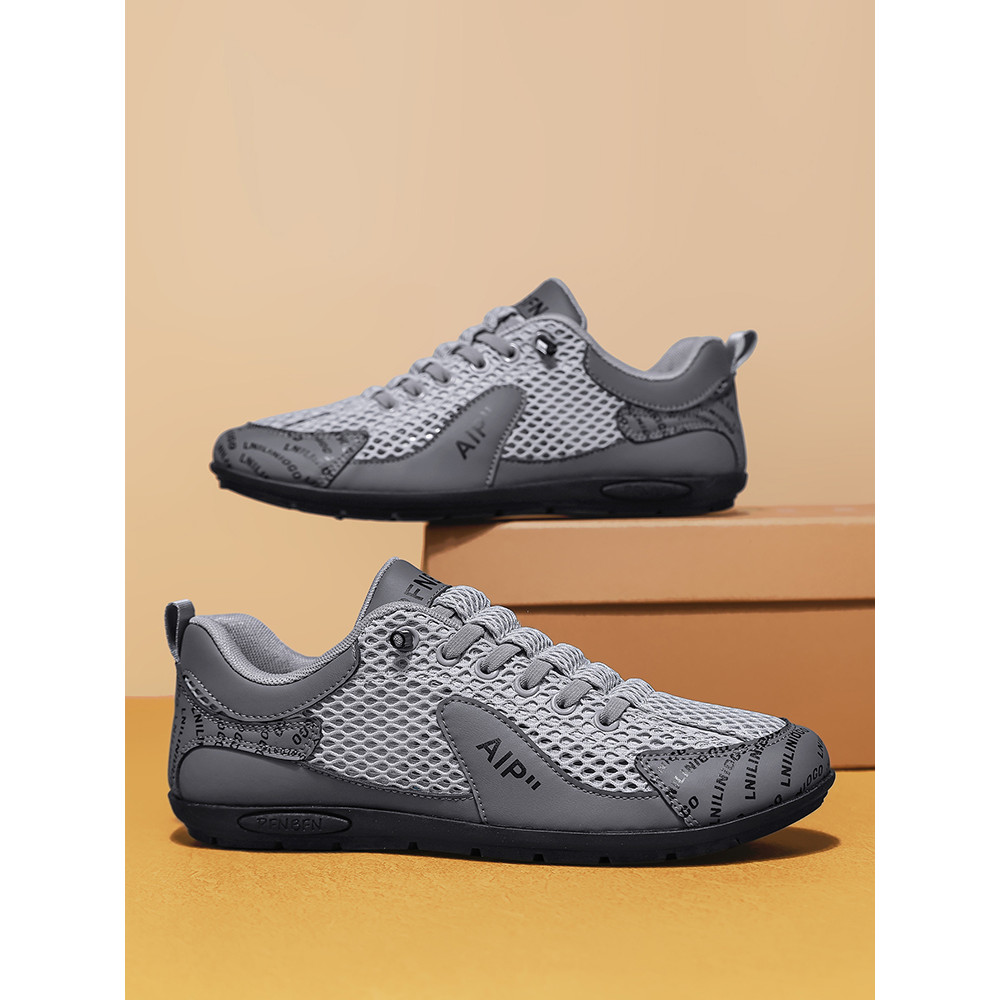 Sapatos masculinos 2026 novo estilo verão malha respirável sapatos esportivos casuais masculinos Forrest Gump sapatos le