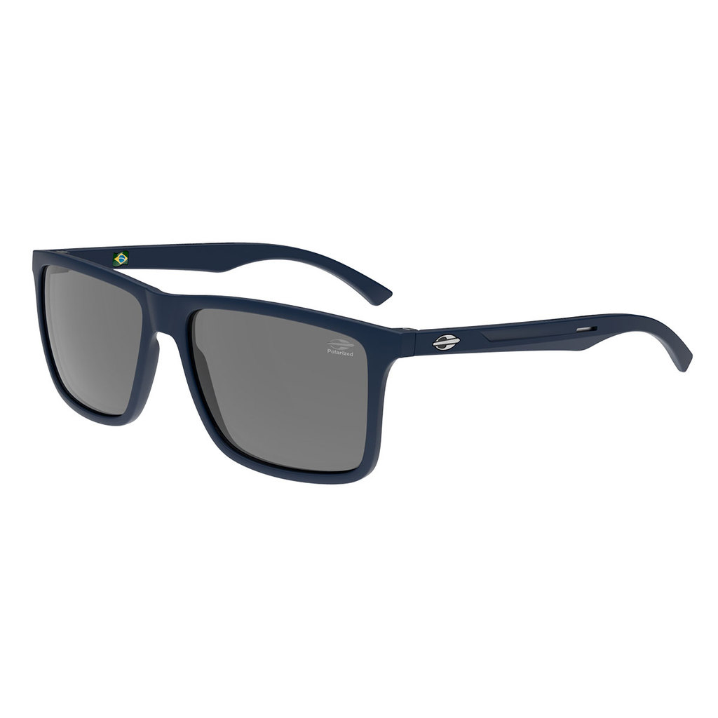 Óculos Solar Mormaii Kona Magnetic M0182k3303 Azul Fosco Lente Verde Polarizada cat1