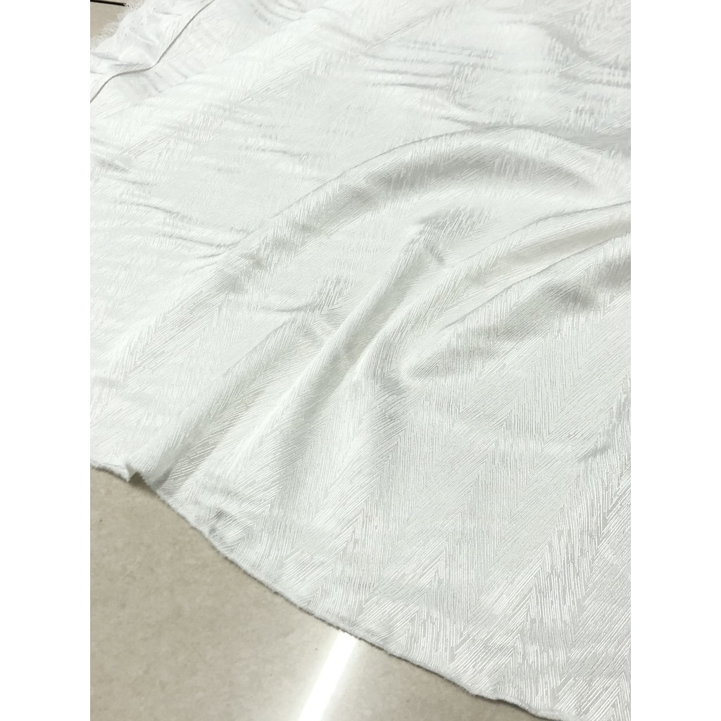 Verão estilo fino branqueado espinha de peixe brilhante cetim roupas tecido versão coreana saia camisa Designer tecido