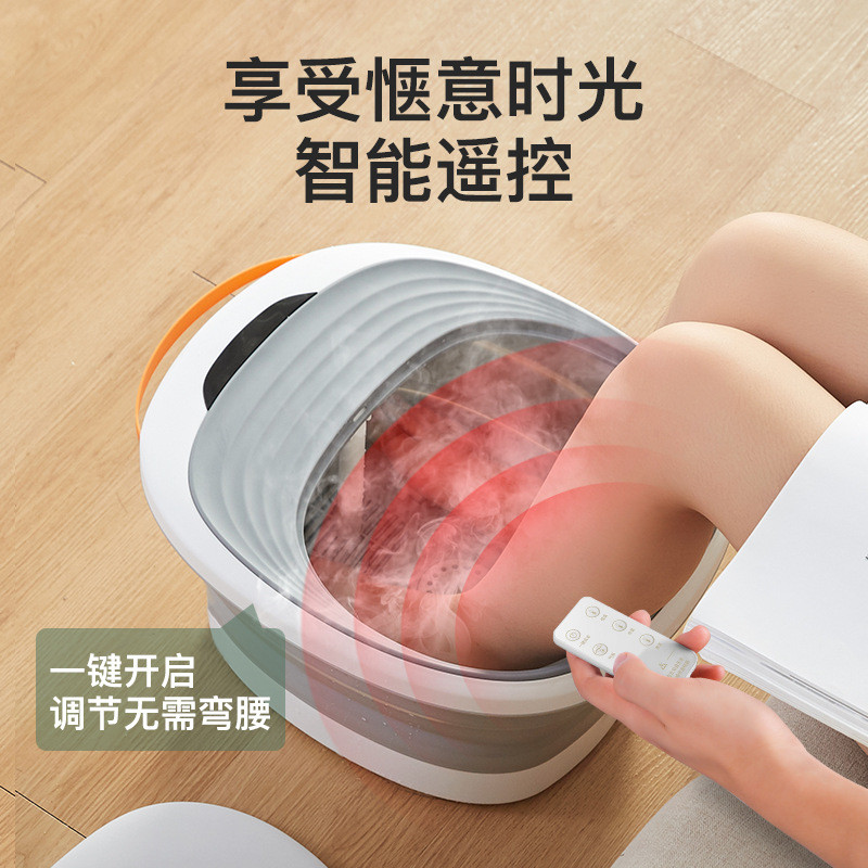 110V exportação pequenos eletrodomésticos dobrável pé banheira Taiwan Hong Kong casa luz vermelha aquecimento pé banheir