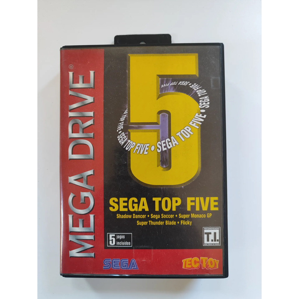 Sega Top Five- Sega Mega Drive Tec Toy