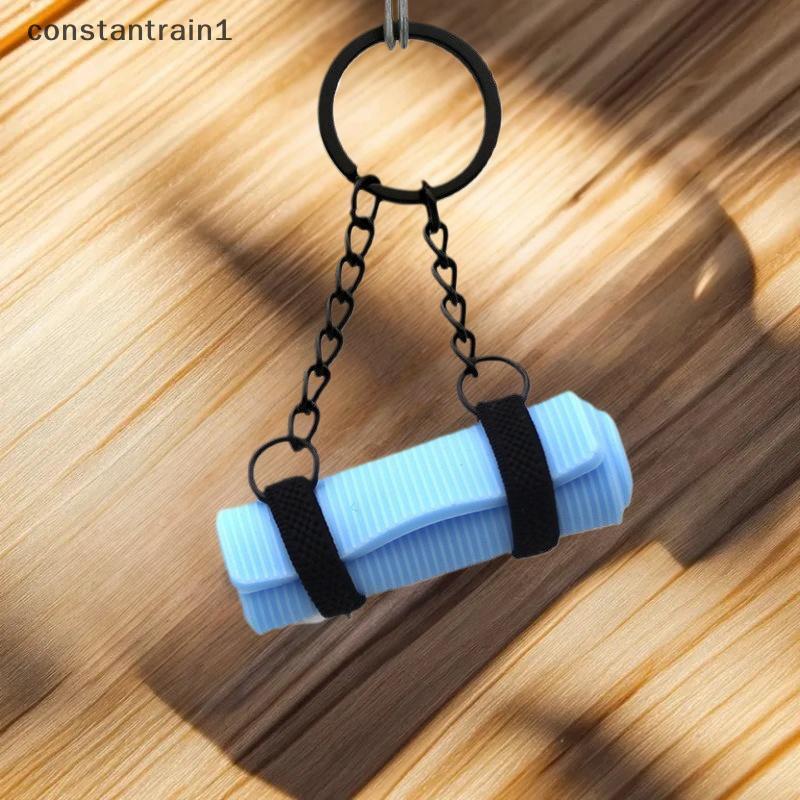 [CST] Tapete De Ioga Mini Rolo De Espuma Chaveiro Estilo Esportivo De Silicone Bugiganga Criativa Como [BR]