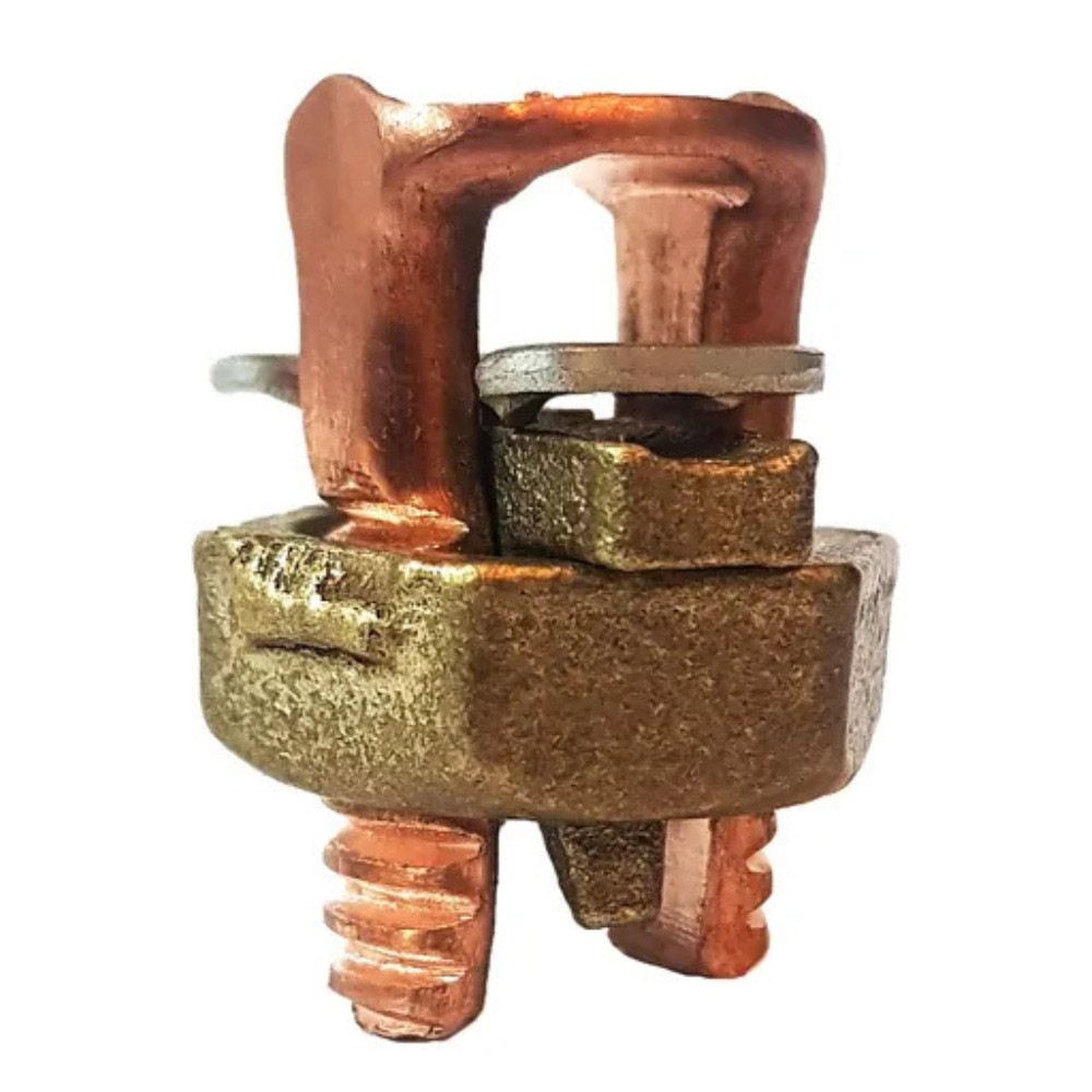 KIT 10 CONECTOR BIMETALICO  SPLIT BOLT PARAF FENDIDO 25MM MCI
