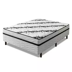 Cama Box Conjugada Casal Ortopédica Sleep Prime 138x188x49cm