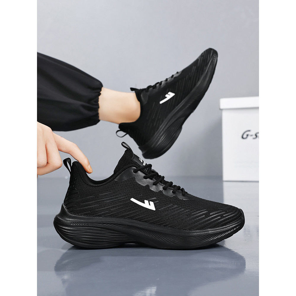 Puxar para trás sapatos masculinos 2024 novo estilo verão sapatos de trabalho masculino antiderrapante preto sapatos de