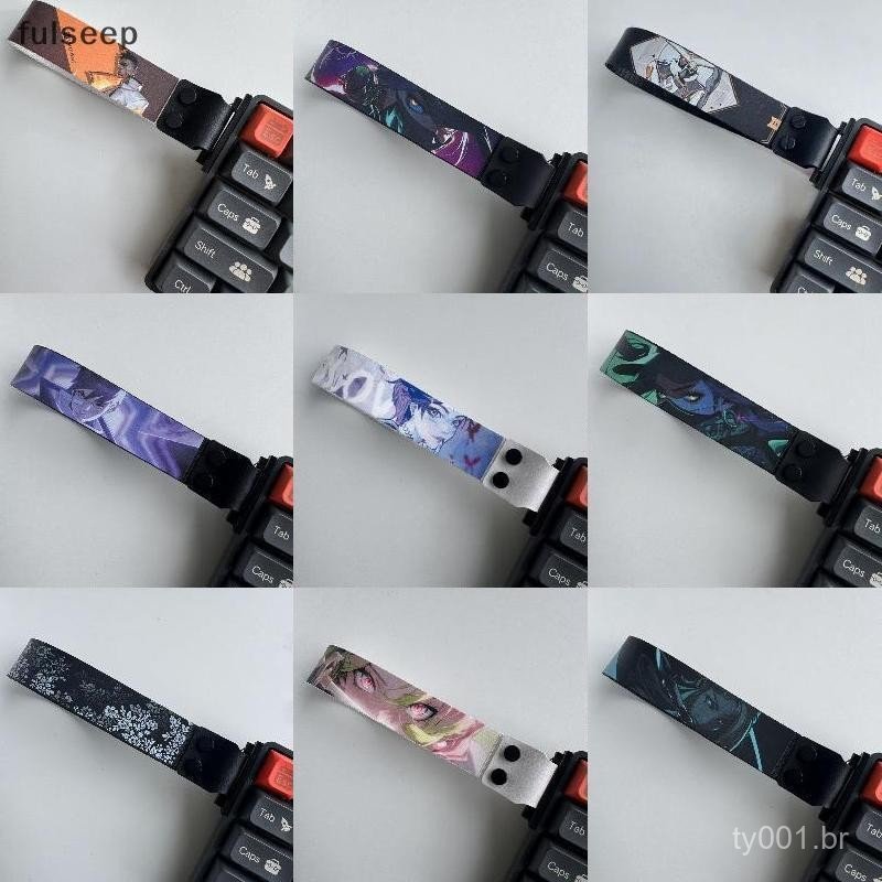 Correia de Teclado Estilosa Universal para Teclado Mecânico, Acessório de Decoração Personalizado com Tema de Anime