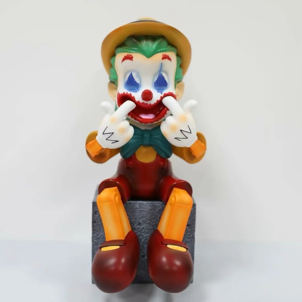Merchandise de Anime: Figura Decorativa do Joker em Posição Sentada do Esquadrão Suicida, Figura em Caixa S9RF