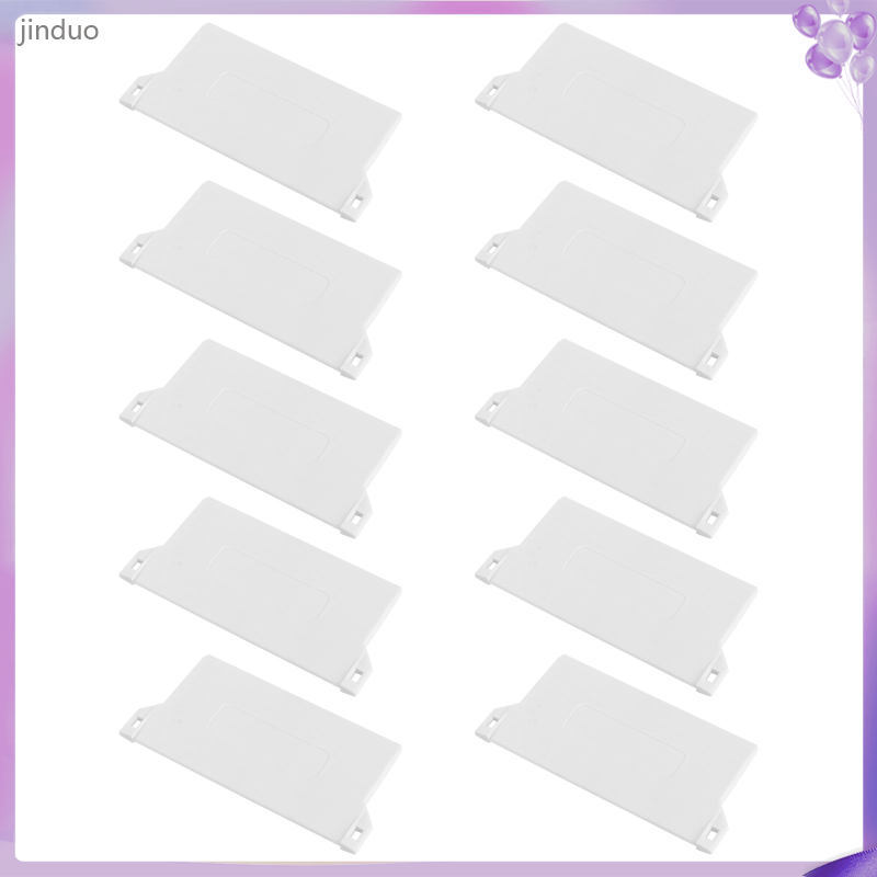 🏠 10Peças Placas Plásticas Para Persiana Vertical Peças Sobressalentes Brancas