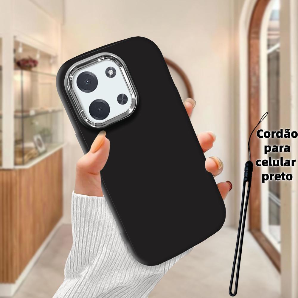 Capinha Simples Macia Silicone Para Xiaomi Poco C85 4G Capa Luxo Telefone Caso De Celular Open Lens 0000 Case PD