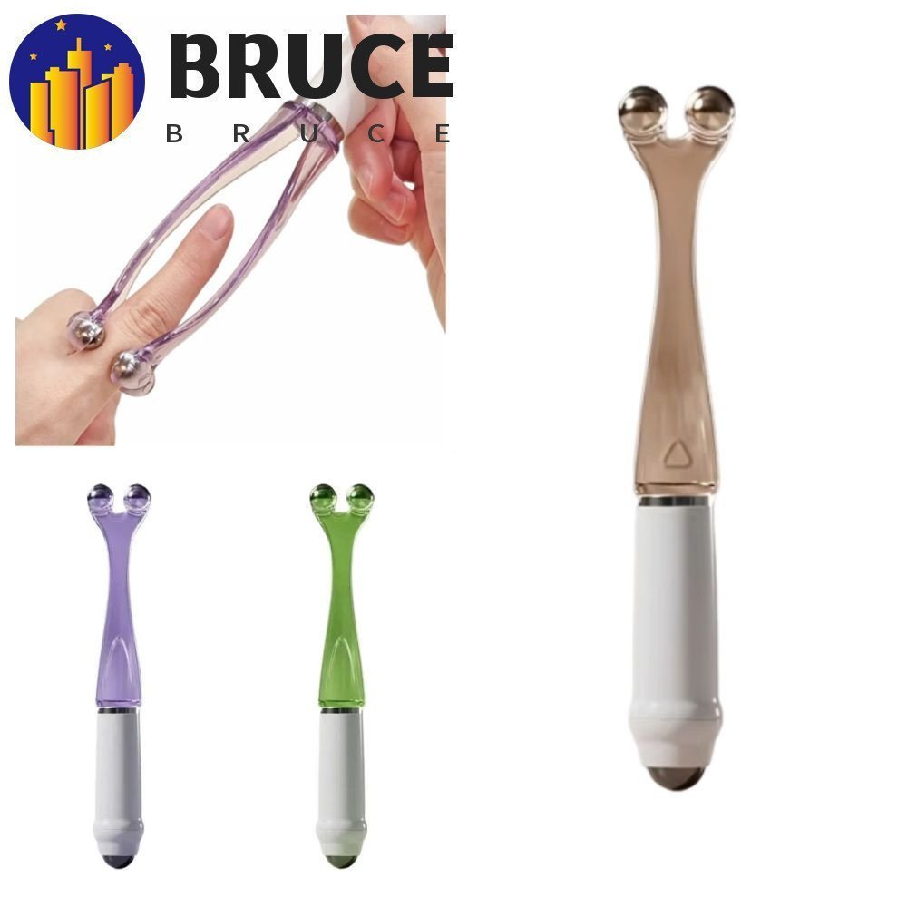 Rolo Massageador De Dedo BRUCE , Ferramenta Portátil De Massagem Manual Com De Fileira Dupla De 5 Contas , Circulação ,