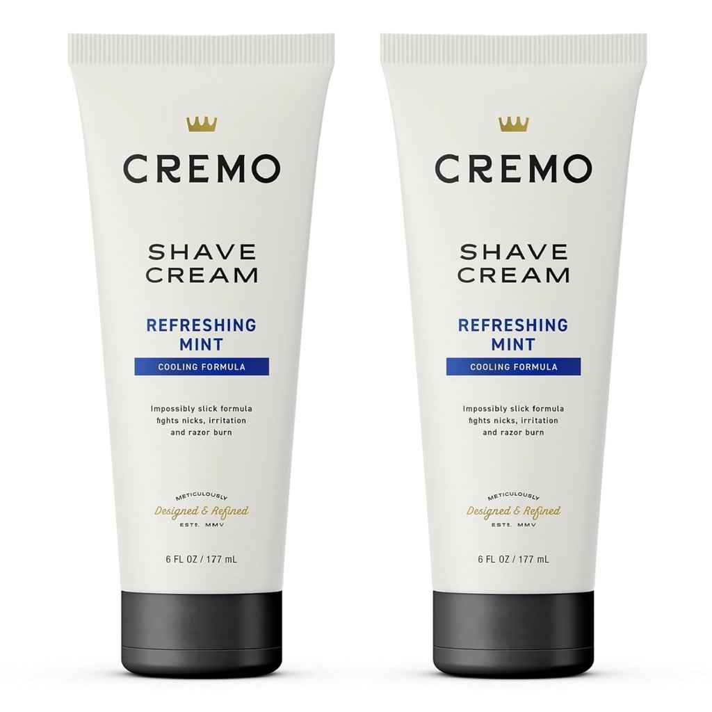Creme de Barbear Refrescante Cremo Barber Grade, Creme de Barbear Ultra-Suave e Incrivelmente Superior que Combate Corte