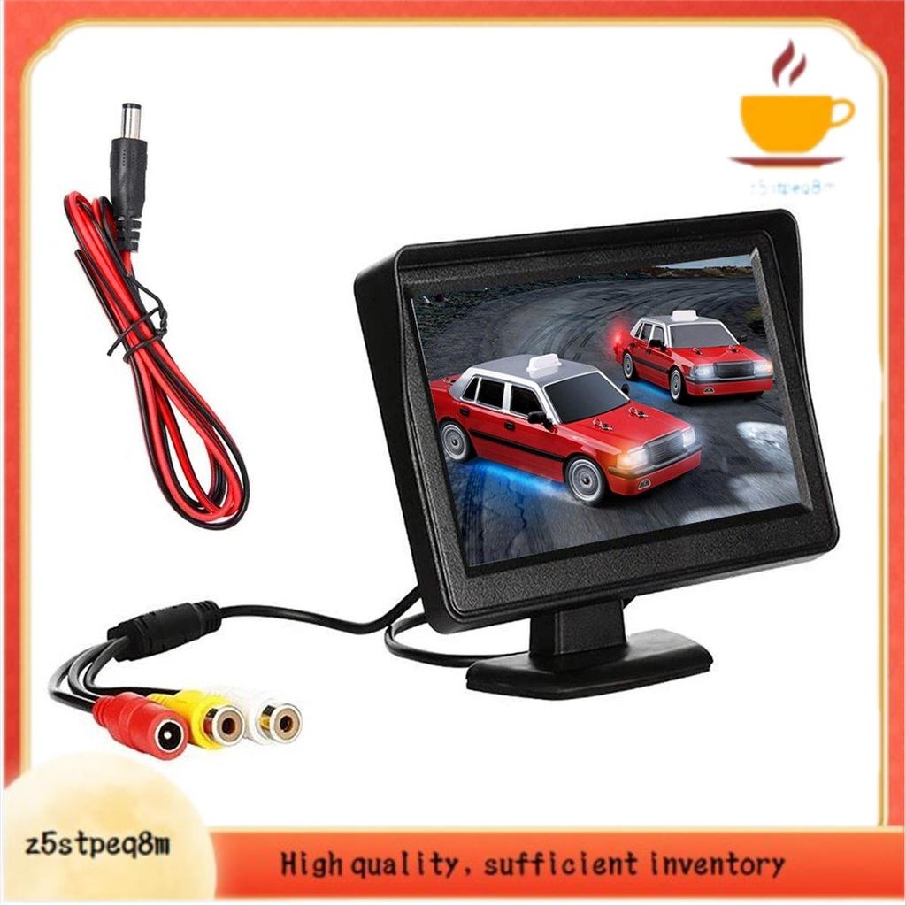 DC 9V-24V 4.3 Polegada Kit Monitor Retrovisor Do Carro TFT LCD Câmera De Visão Traseira Invertendo Sistema Estacionament