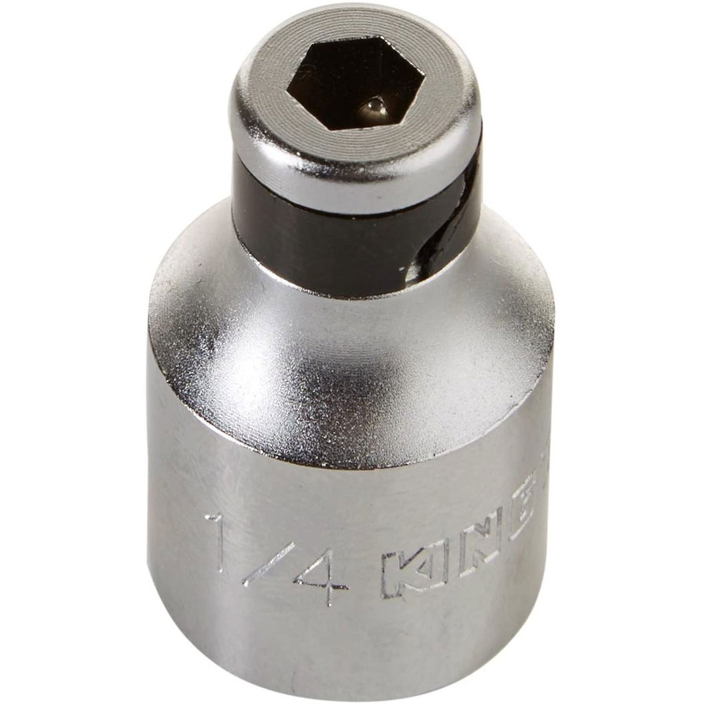 Adaptador Tipo Soquete p Bits de 14 c Encaixe de 12 - 414808S - King Tony