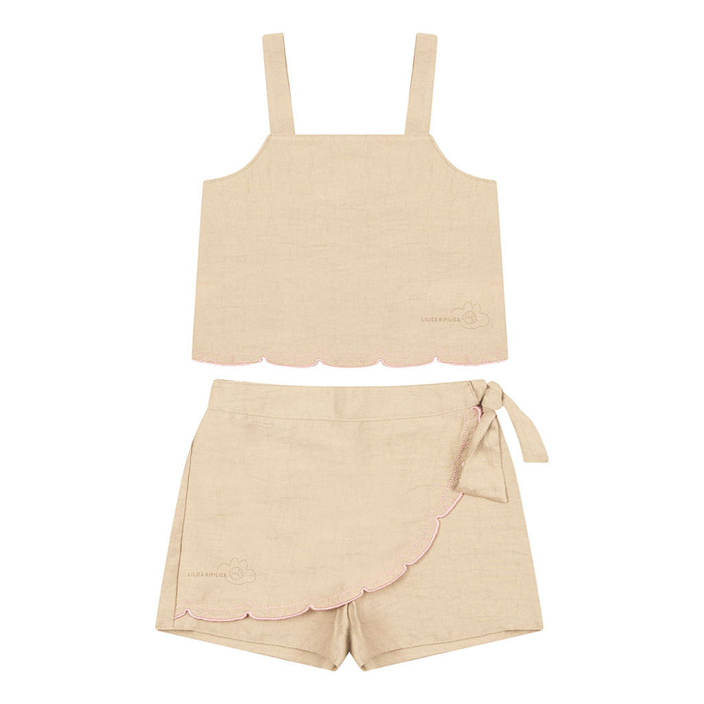 Conjunto Curto Infantil Feminino Lilica Ripilica