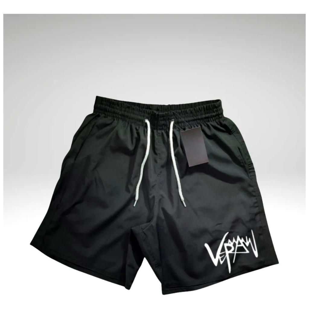 Short Bermuda Masculina Tactel Treinos Academia Corrida Crossfit Short com elastano Estampado