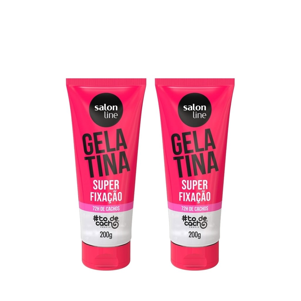 Kit Duplinha de Gelatina #todecacho Super Fixação 200g