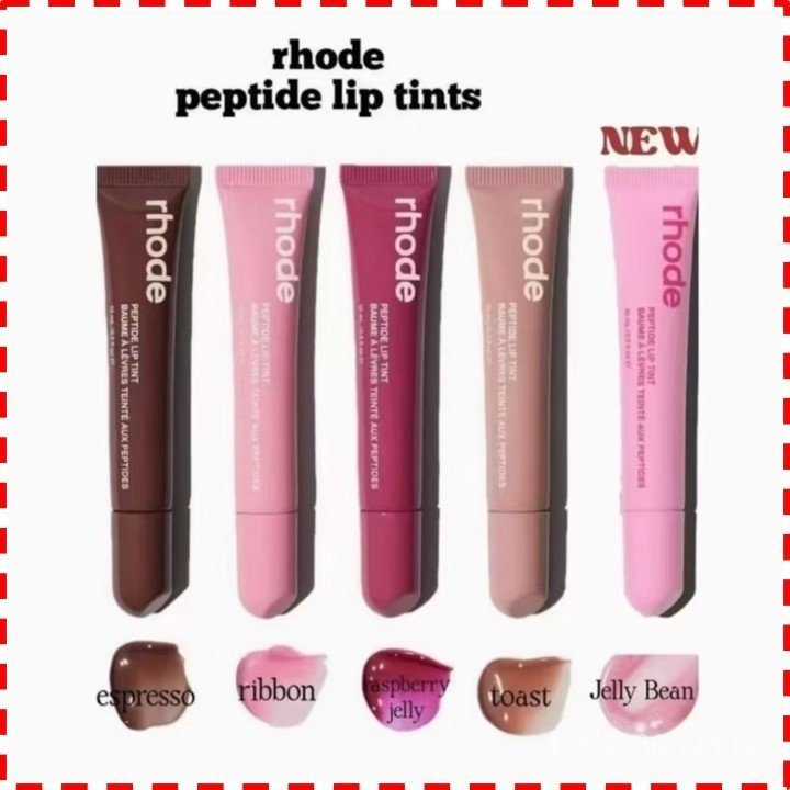 Batom Gloss Rhode 10g, Bálsamo Labial de Baunilha, Creme Hidratante para Lábios