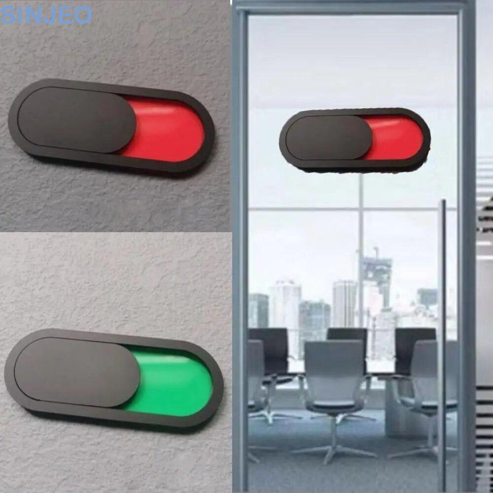 SINJEO Não Perturbe Sinal , Slider Aberto oval Porta Do Vaso Sanitário Vago Placa Ocupada , Indicador Acrílico Banheiro