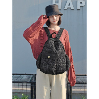 2026 novo estilo moda na moda sacos preto descompressão leve pano mochila Original nicho mochila feminina