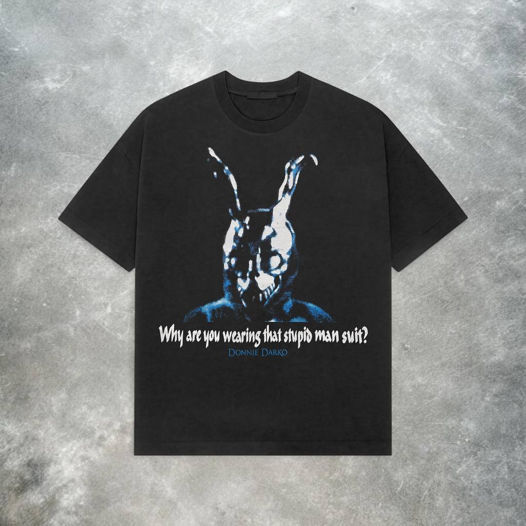 2026 Camiseta Masculina Feminina Estampa Donnie Darko Frank Filme Cult T-shirt Unissex Streetwear Envio Imediato