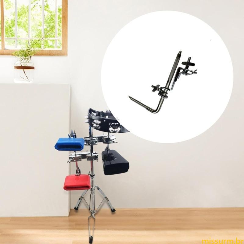Melhor Braçadeira Sino Prateado, Tambor, Suporte Montagem Expansão, Percussão Ajustada, Conjunto Brac