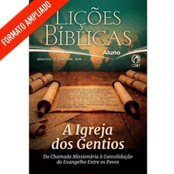Revista Lições Bíblica Adulto Aluno Ampliada 3º Trimestre 2026