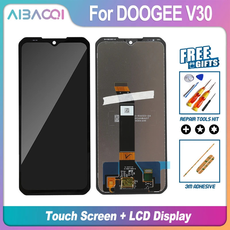 Novo Para DOOGEE V30 V30T V30 Pro V31GT S100 S100 S110 V Max Display LCD + Módulo De Exibição Tela Toque Peça Reparo