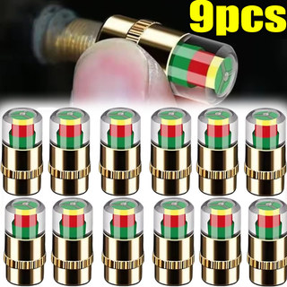 Indicador De Pressão De Pneu De Carro Com Núcleo De Cobre-Sensor De Alarme De Monitoramento-Tampas De Aviso Dos Pneus-Fe