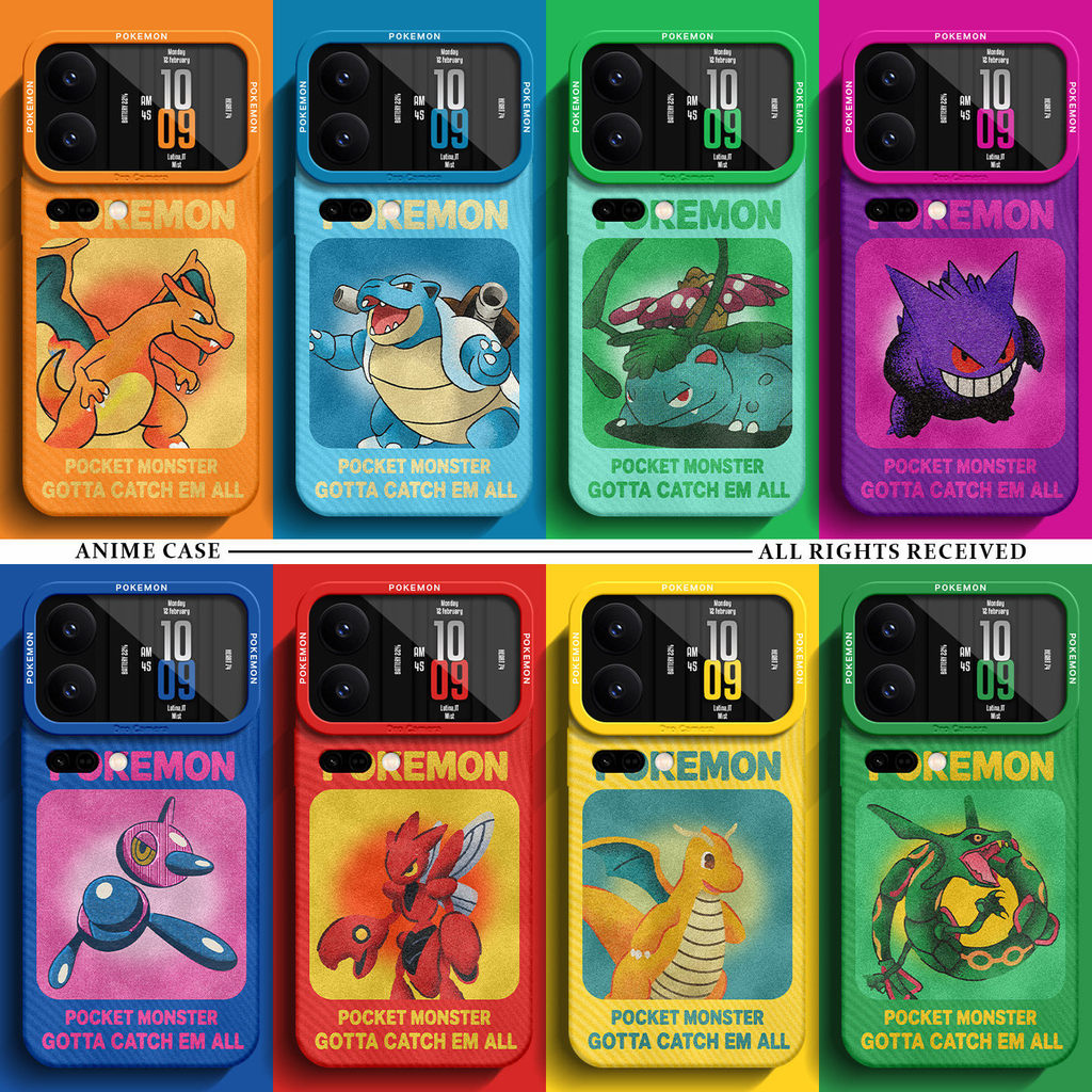 Novo Desenho Animado Pokémon Design Eye Camera Cut Capa De Telefone De Silicone Compatível Com Xiaomi 17 Max Ultra Pro M
