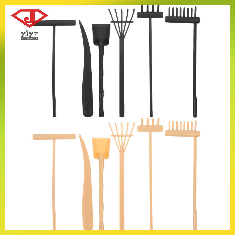 Ferramentas Bandeja De Areia Acessórios Mini Zen Jardim Ancinho Kisangel Miniatura Yujingyouzhang