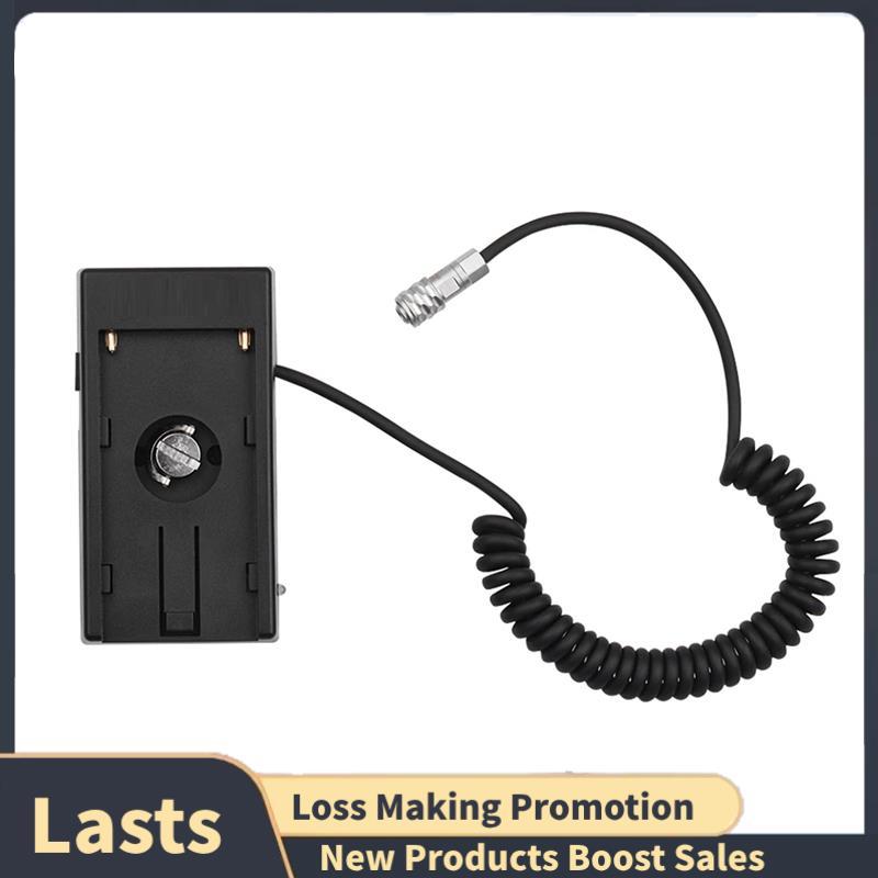 Adaptador De Placa De Montagem De Fonte De Alimentação Para Câmera De Cinema BMPCC 4K Com Cabo De Mola NP-F970 F750 F550