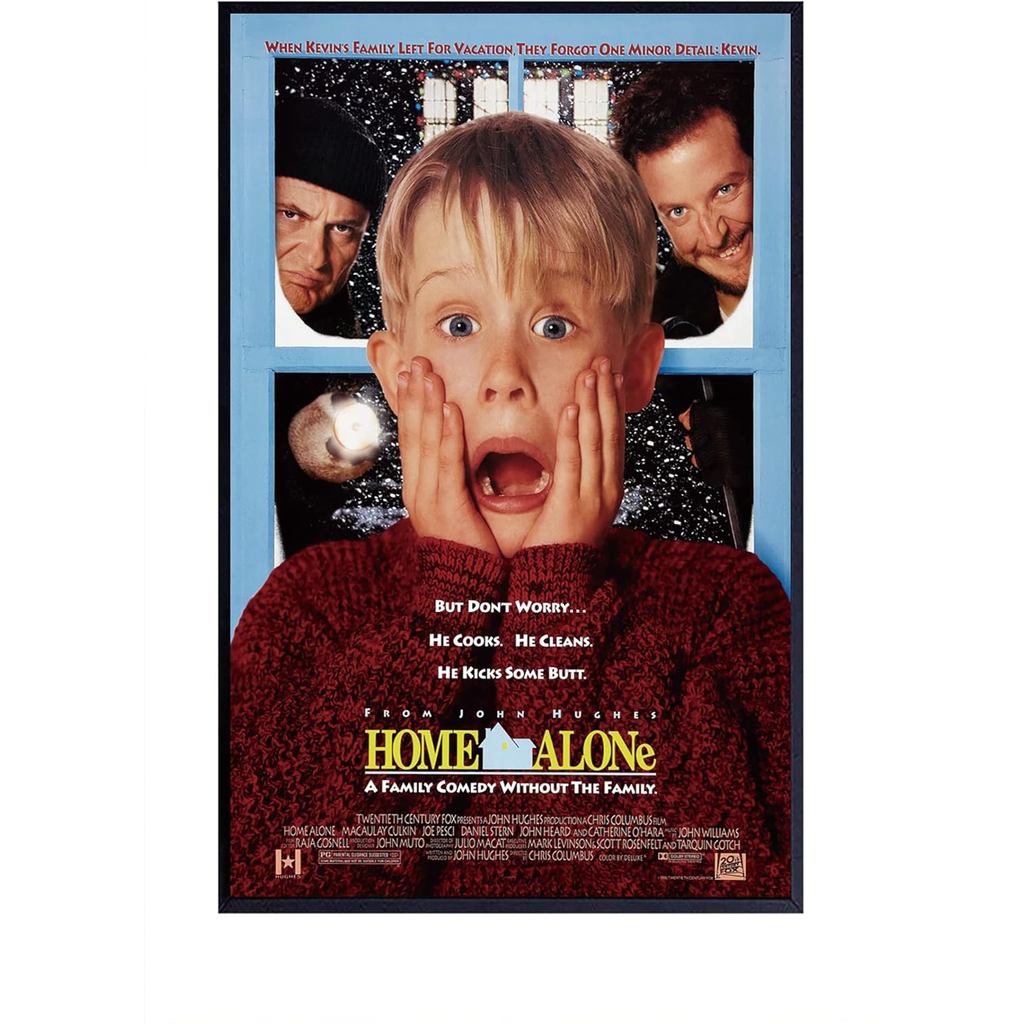 Home Alone Movie Poster Frameless Gift 12 x 18 inch（30cm x 46cm）