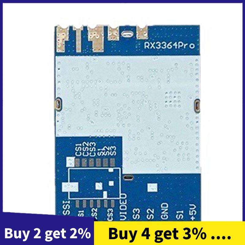 Módulo Receptor Analógico Sem Fio 3.3G RX3364Pro FPV VRX De Transmissão De Áudio E Vídeo Função RSSI