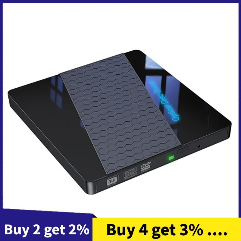 Unidade Óptica Portátil Externa DVD CD Notebook/Drive Gravador Externo Computador