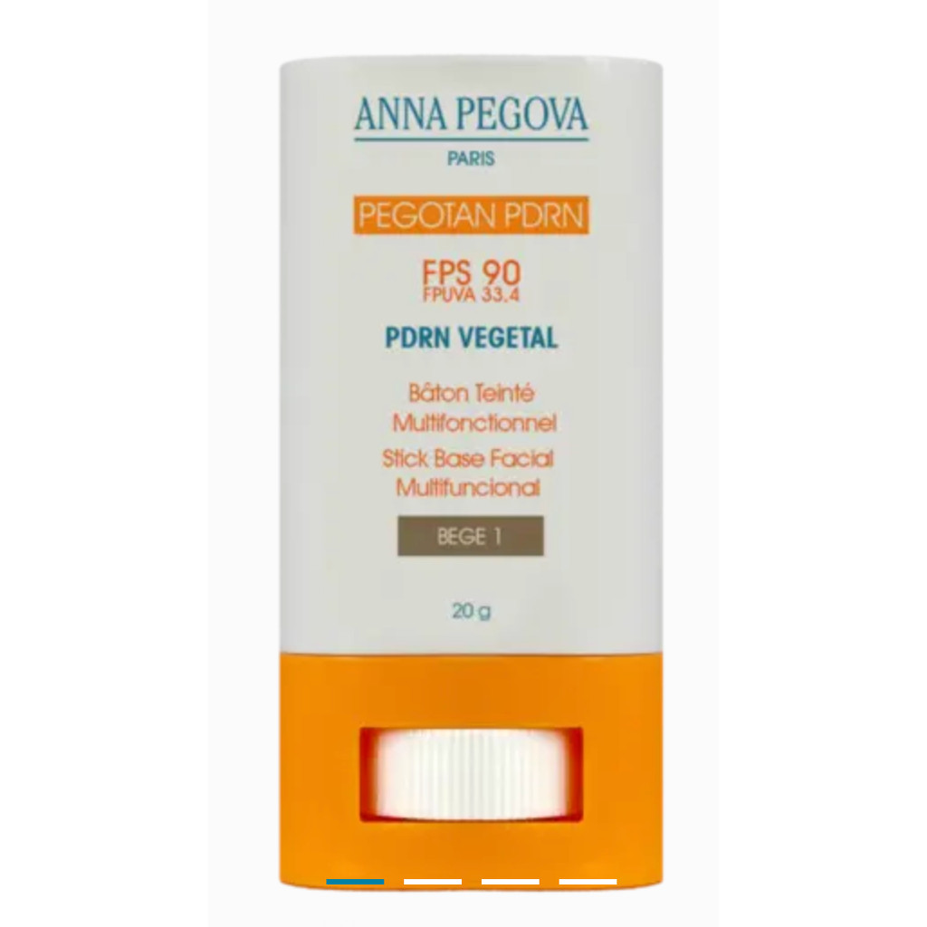 Protetor Solar Stick Anna Pegova Pegotan PDRN FPS 90 Original | Com Cor Bege 1 - 20g