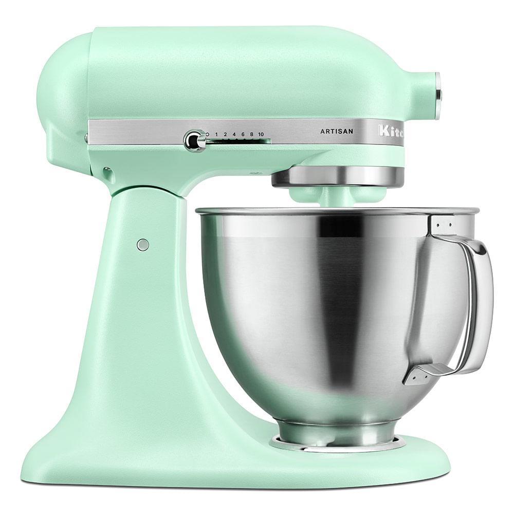 Batedeira KitchenAid Artisan Spearmint 4,83 L com 10 velocidades e 3 batedores KEA38AXA